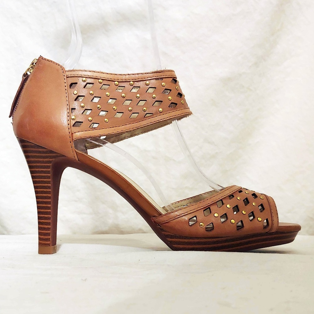 Leather Heels by Adrienne Vittadni Size 7